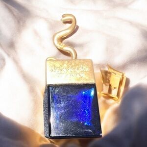 Niki de Saint Phalle First Edition Perfume Bottle‎ Gold Snake Top Collectible